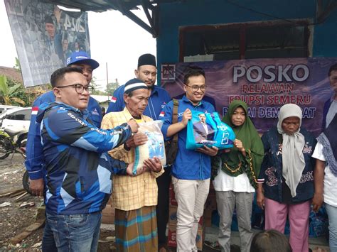 Demokrat Bantu Pengungsi Erupsi Gunung Semeru Pantura