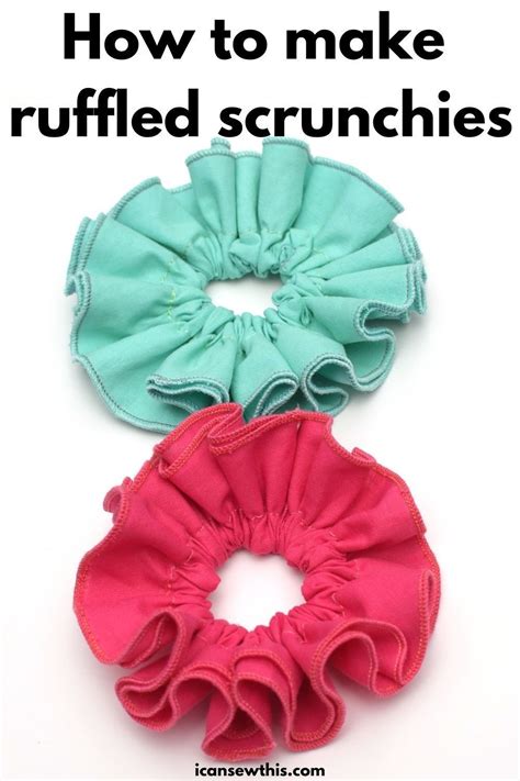 How To Make Scrunchies Tutorial