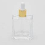 Perfumeoils Oz Ml Square Clear Glass Bottle With Serum Droppers