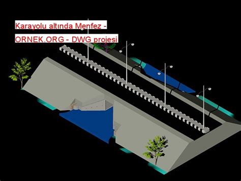 Karayolu Alt Nda Menfez Dwg Projesi Autocad Projeler