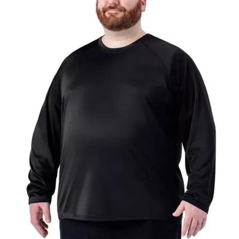 Camisa Térmica Masculina Plus Size Blusa Proteção Uv Frio e Calor Manga