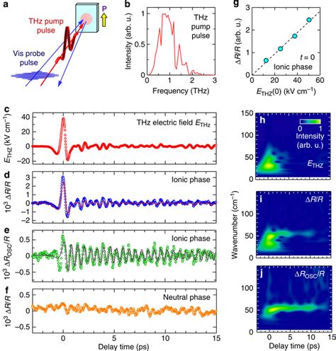 THz Pump Optical Probe Measurements Of TTF CA A Schematic Of Setup