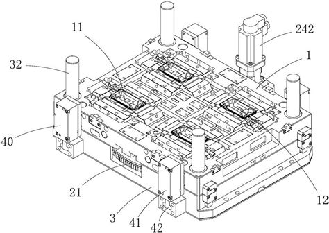 一种双色塑胶模具结构的制作方法