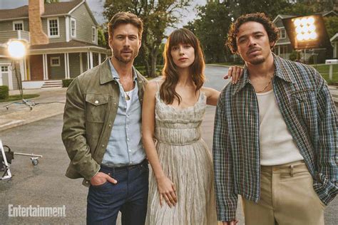 See Glen Powell Daisy Edgar Jones And Anthony Ramos In EW S Twisters