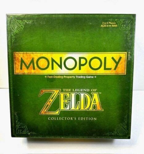 The Legend Of Zelda Monopoly Collector S Edition Board Game Open Box Ebay