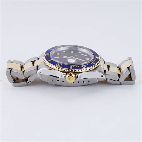 Rolex Submariner Two Tone Blue Dial New York Jewelers Chicago