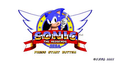 Sonic the Hedgehog - Title Screen Widescreen Foreg by Abbysek on DeviantArt