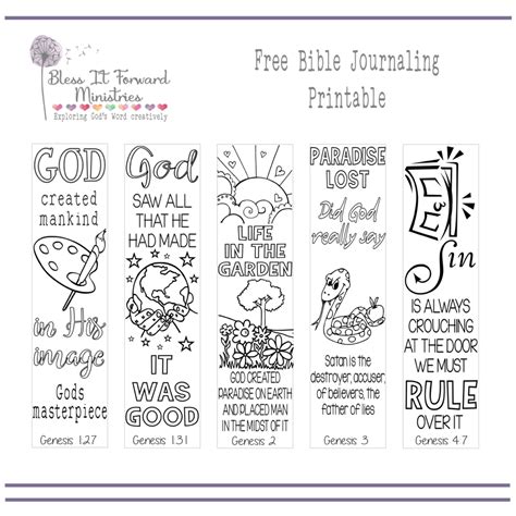 Free Bible Journaling Coloring Pages Daleaxford