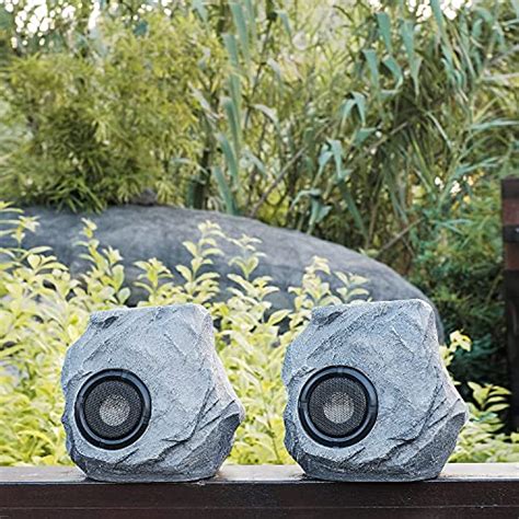 Rock Solar Bluetooth Speakers Outdoor, Wireless Waterproof Speaker for ...