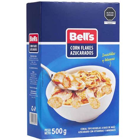 Cereal Bells Corn Flakes Azucarados Caja 500g Plazavea Supermercado