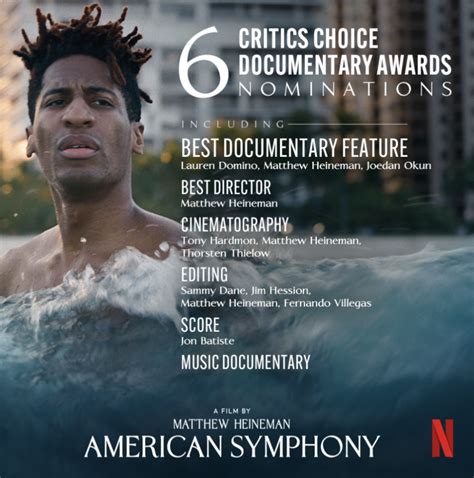 Critics Choice Documentary Awards: ‘American Symphony’ Leads with Six Nominations - Mercury Studios