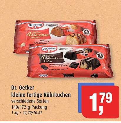 Dr Oetker Kleine Fertige R Hrkuchen Angebot Bei Markant Prospekte De