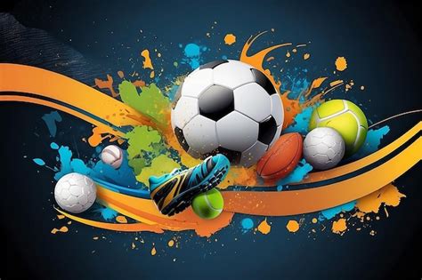 Premium Photo Abstract Sport Background