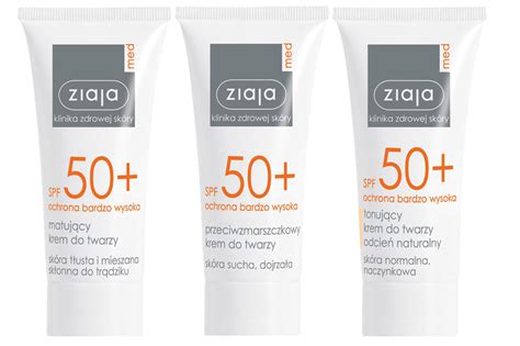 Kremy SPF 50 Ziaja Med Styl Pl