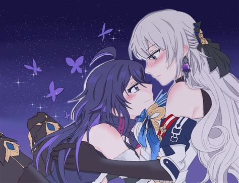 Bronya And Seele Honkai Star Rail Эскизы персонажей Милые рисунки