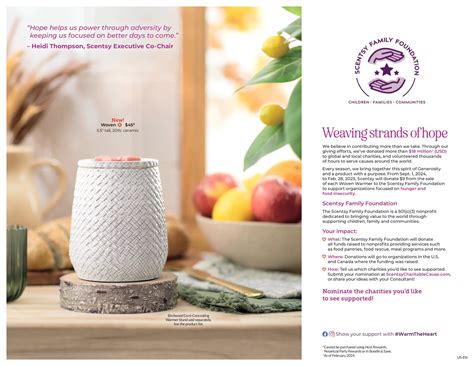 Woven Scentsy Warmer – Scentsy Fall 2024 Charitable Cause