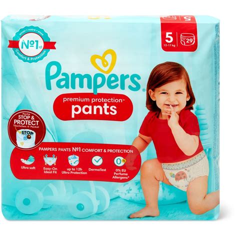 Pampers Premium Protection · Diapers · Size 5 12 17 Kg Pants • Migros