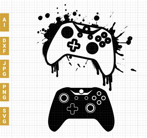 Game Controller Svg File Etsy