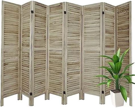 CHFBC 4 Panel Louver Design Room Divider Room Divider Folding Privacy