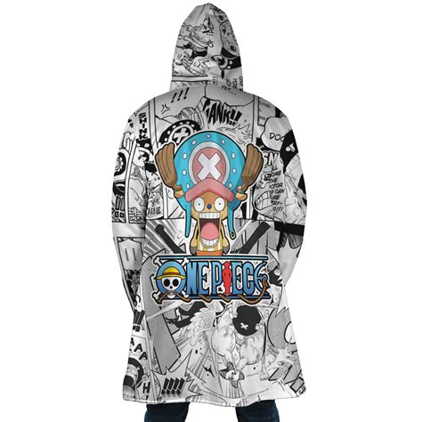 Tony Chopper Manga Panels One Piece Dream Cloak Coat - Anime Ape