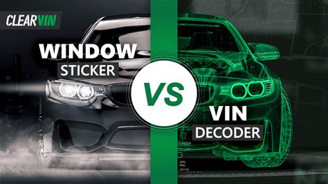 Window Sticker Vs Vin Decoder Clearvin Blog