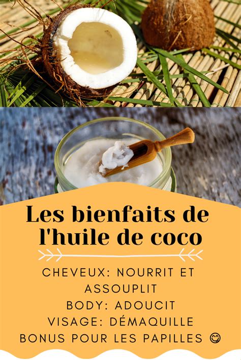 Les Bienfaits De L Huile De Coco Huile De Coco Lhuile De Coco Coco