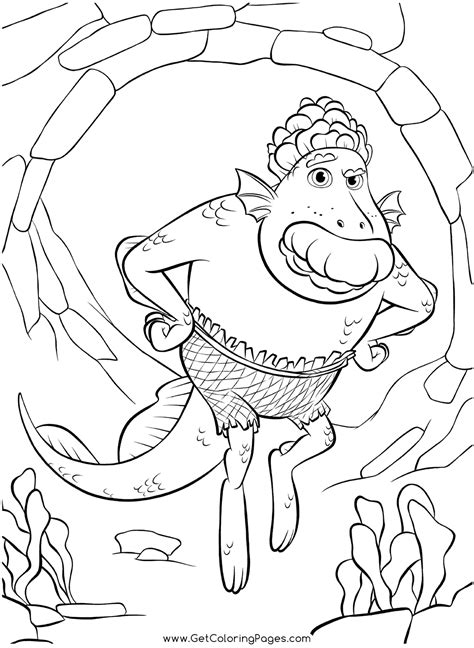 Coloriage Lorenzo Paguro Le P Re De Luca Coloriages Gratuits Imprimer