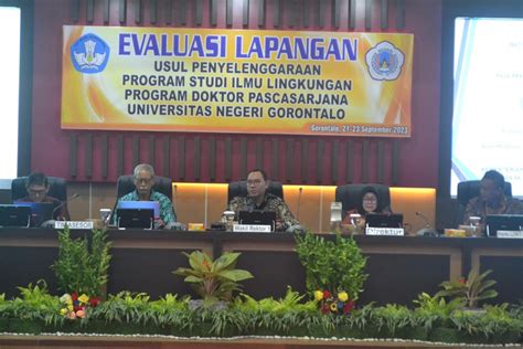 Evaluasi Lapangan Usul Penyelenggaraan Program Studi S Ilmu Lingkungan