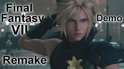 Final Fantasy VII Remake Demo Let S Play YouTube