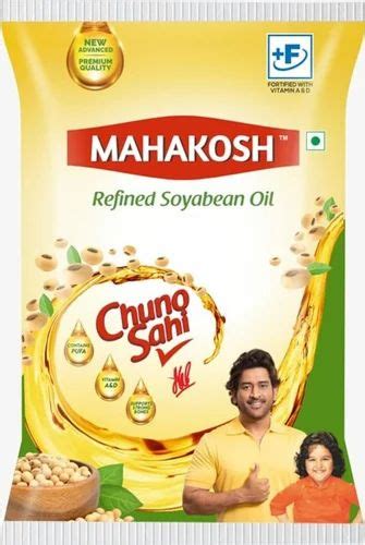 1 Ltr Mahakosh Refined Soyabean Oil Packaging Type Pouched At 105