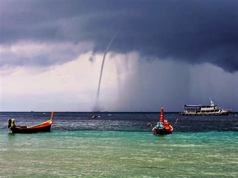 Dangerous Power Of Nature Best Pictures Waterspout