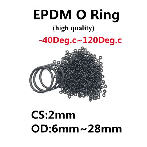 Nitrile Rubber O Ring Gasket Nitrile Rubber Seal Washer Epdm Cs 2mm