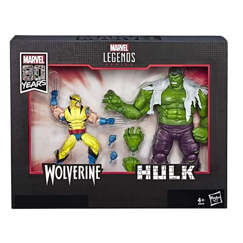 Marvel Legends 80th Anniv Wolverine & Hulk - Maya Toys