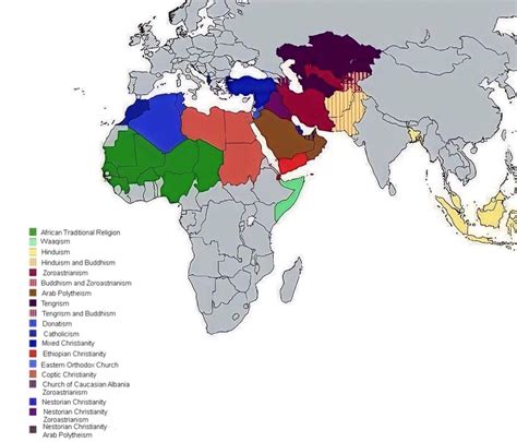 Major Pre Islamic Religions Of Muslim Majority Maps On The Web