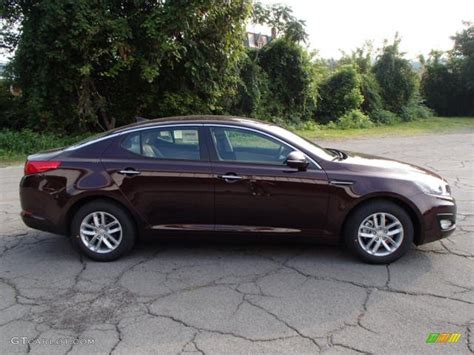 Dark Cherry Pearl Metallic Kia Optima Lx Photo