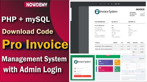 Invoice Management System In Php Mysql With Source Code Codeastr