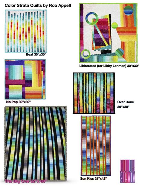 Color Strata Quilts Rob Appell Designs Quilts Art Quilts Color