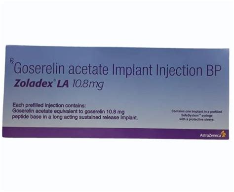 Zoladex La 108mg Goserelin Acetate Injection Bp Astra Zenca At Rs