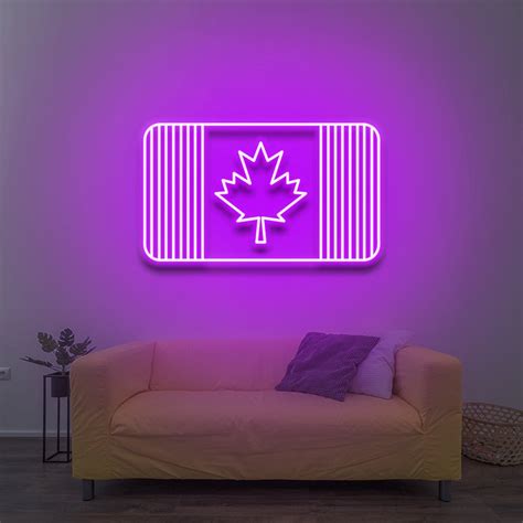 Canada Flag Led Neon Sign Neonniche