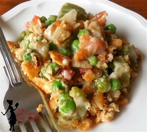 Green Pea Casserole The Southern Lady Cooks