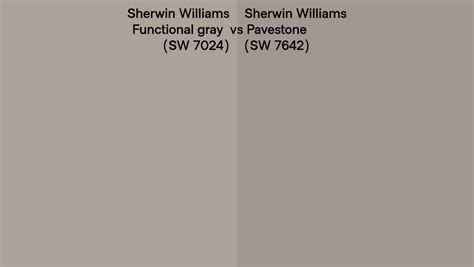 Sherwin Williams Functional Gray Vs Pavestone Side By Side Comparison