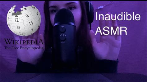 Asmr Inaudible Semi Unintelligible Mouth Sounds Whispered Reading