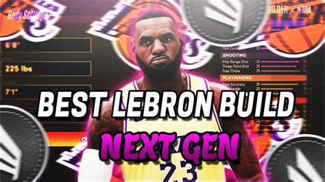 NBA 2K21 NEXT GEN BEST BUILD LEBRON JAMES BUILD DEMIGOD 2K21 NEXT