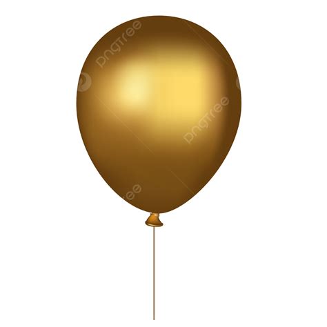 Globo Dorado Png Dibujos Dorado Globo Globo De Oro Png Y Vector Para