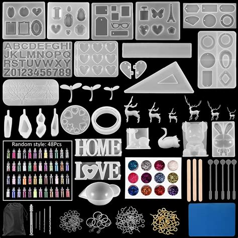 J Ias Resina Ep Xi Moldes Kit Molde De Silicone Ferramentas De Fundi O