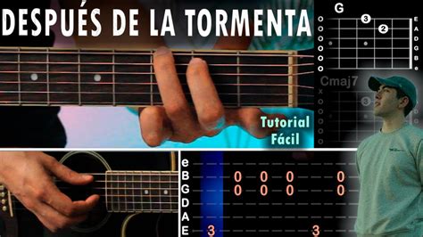 Después De La Tormenta Bryan Kaarl GUITARRA Tutorial Acordes YouTube