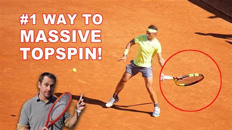 Rafael Nadal S Fundamental For Massive Forehand And Backhand Topspin