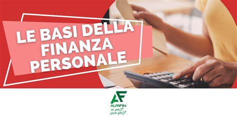 Le Basi Della Finanza Personale AlfaFin