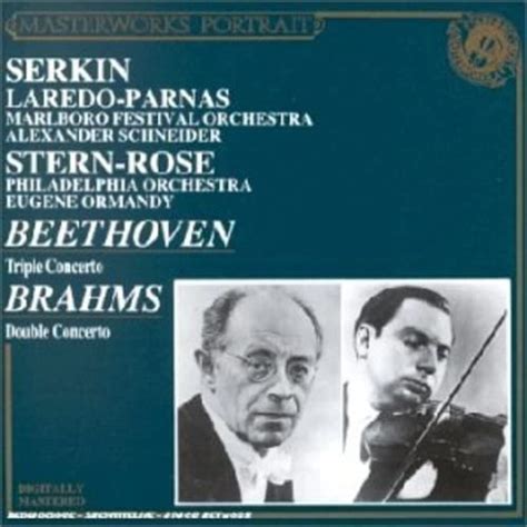 Ludwig Van Beethoven Johannes Brahms Rudolf Serkin Isaac Stern