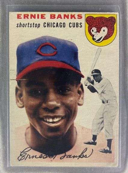 Topps Ernie Banks Rookie Matthew Bullock Auctioneers